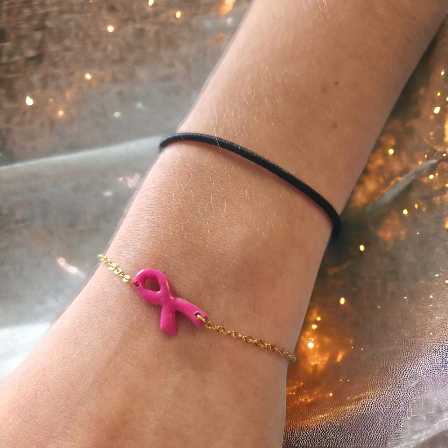 Bracelet octobre rose 🎀