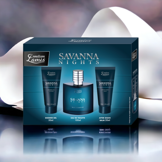 Coffret parfum "Savanna Nights" pour homme