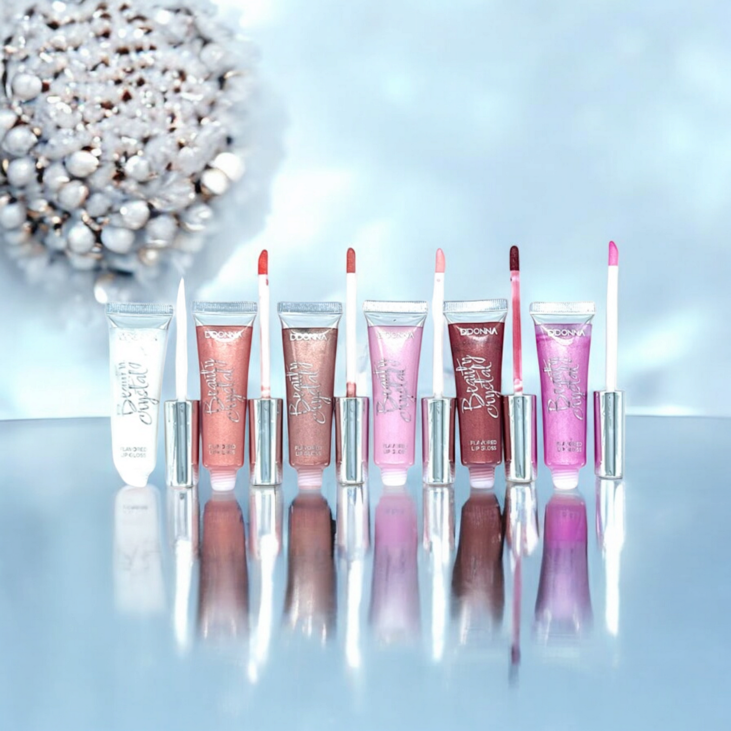 Gloss BEAUTY CRYSTAL, sensation soyeuse et couleur modulable.