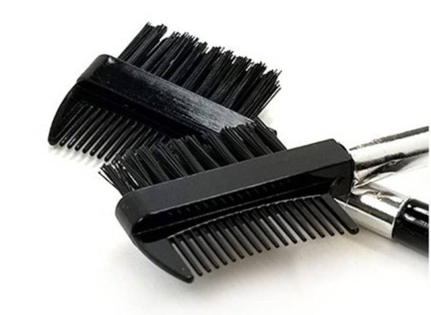 Ensemble brosse à sourcils et peigne