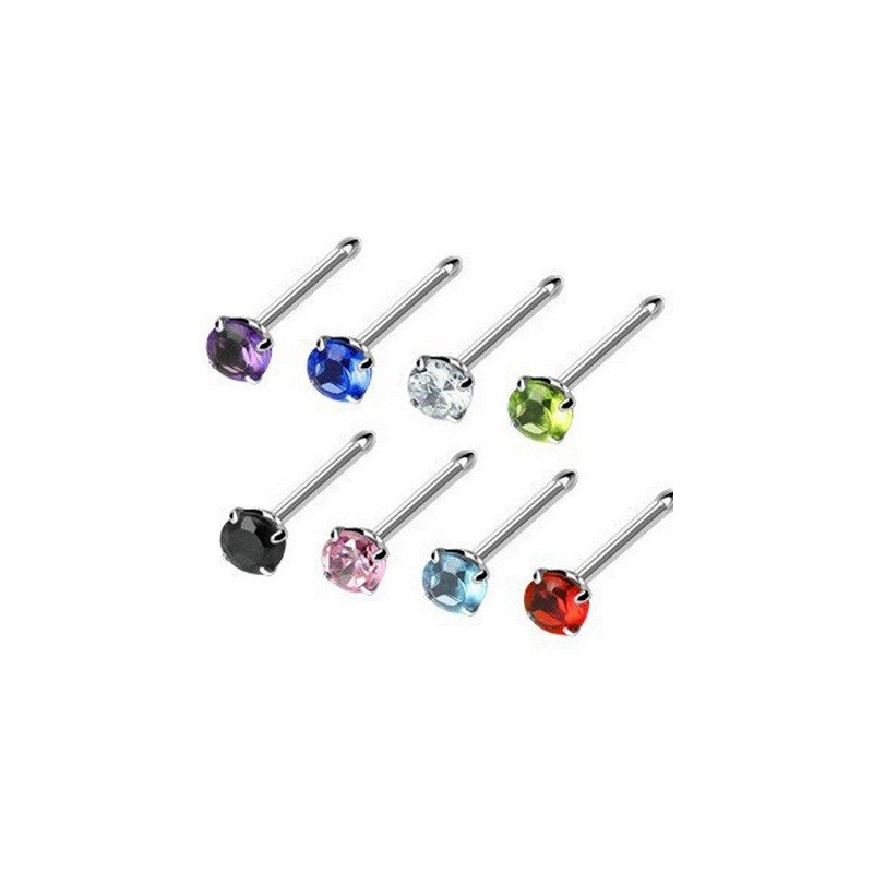 Piercing nez strass